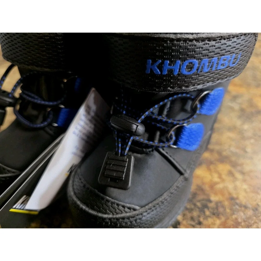 NWT Khombu 5Months. Toddler Boys Girls Insulated Snow Boots 8 Black MSRP$40